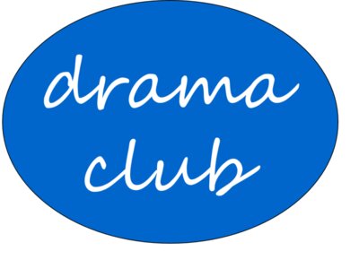 drama club circle blue