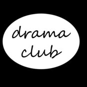 Drama club circle white