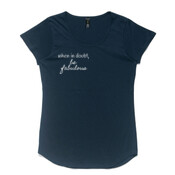 Womens Be Fabulous Mali Boutique Capped Sleeve Tee