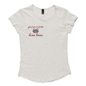Womens Purr More Mali Boutique Capped Sleeve Tee