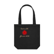 Homewares Live Wild Flower Child Canvas Bag
