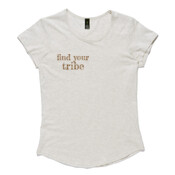 Womens Find your Tribe Mali Boutique Capped Sleeve Tee
